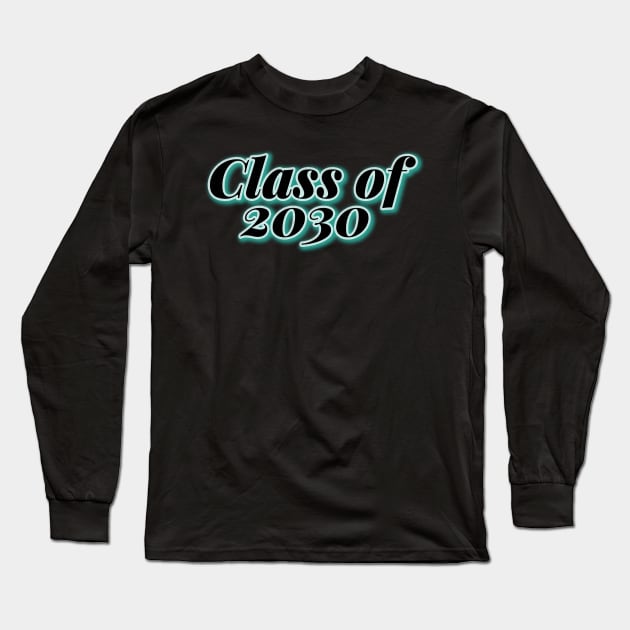 Class of 2030 Long Sleeve T-Shirt by randomolive